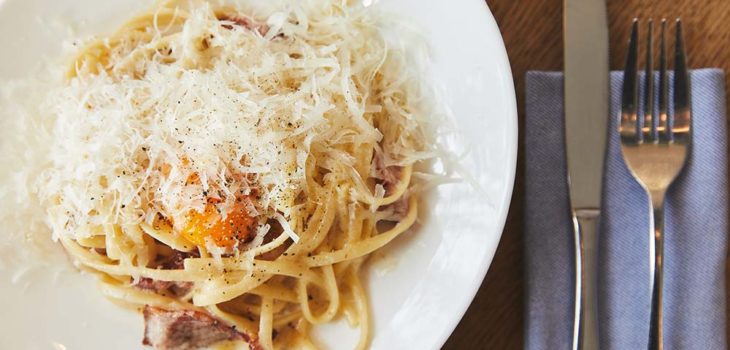 Receitas de macarrão a carbonara