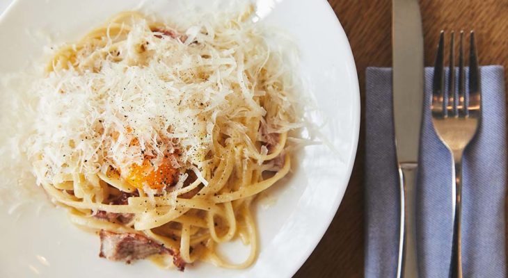 Receitas de macarrão a carbonara