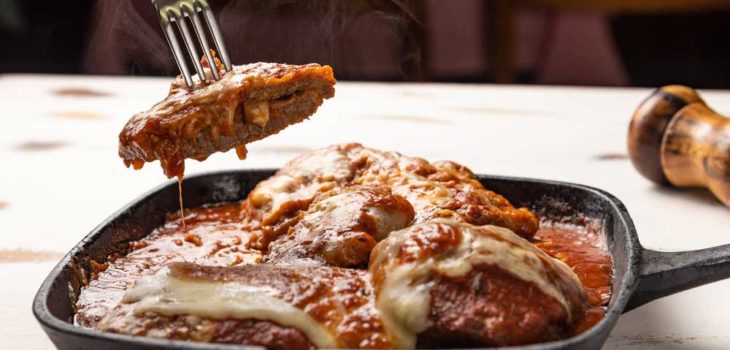 Filé mignon a parmegiana