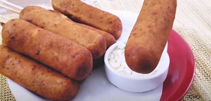 Enroladinhos de salsicha