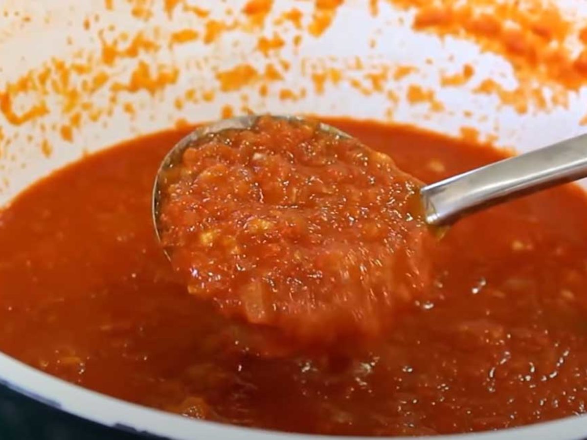 Molho de tomate caseiro