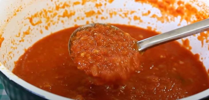 Molho de tomate caseiro