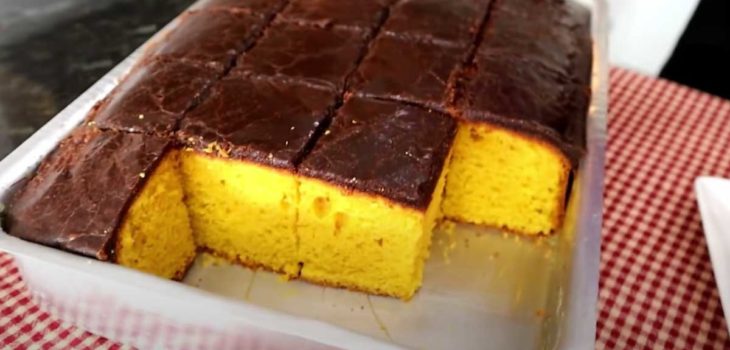 Bolo de cenoura fofinho