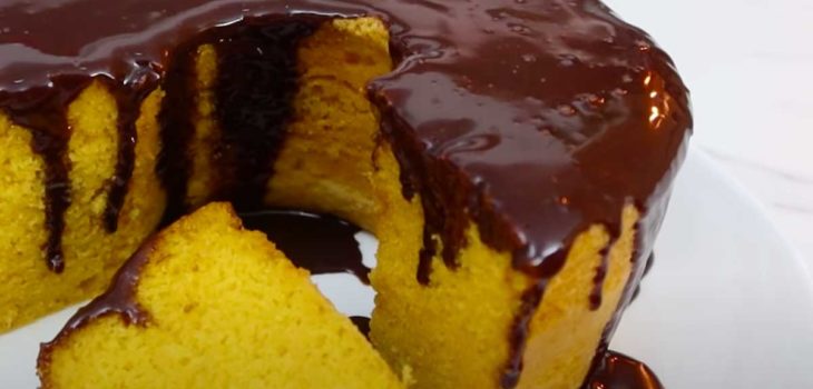 Bolo de cenoura sem óleo