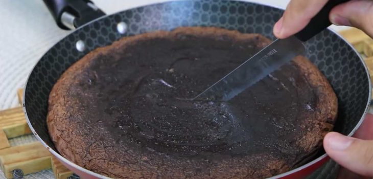 Brownie de frigideira