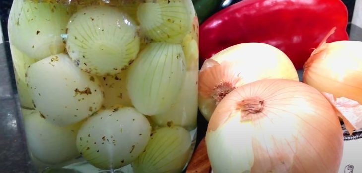 Cebola em conserva