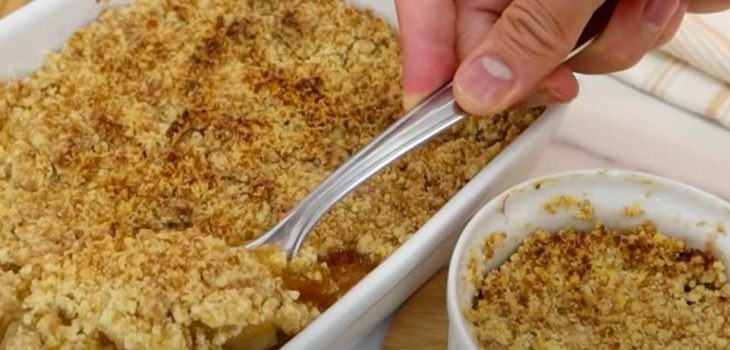 Crumble de maçã
