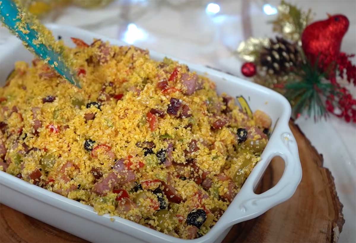 Receita de Farofa de Natal Receita de Farofa de Natal
