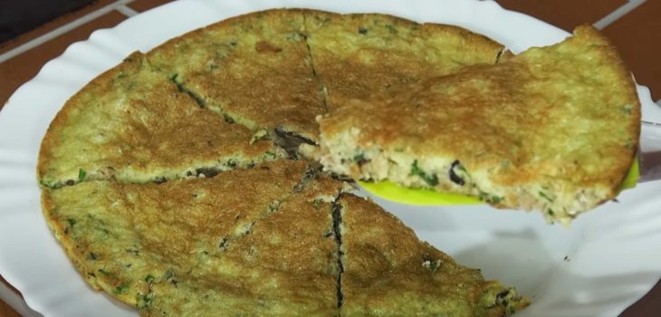 Omelete de sardinha
