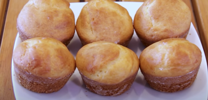 Bolinho de chuva assado