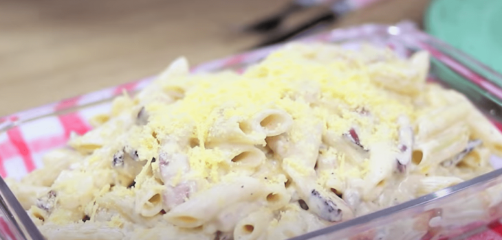 Macarrão cremoso