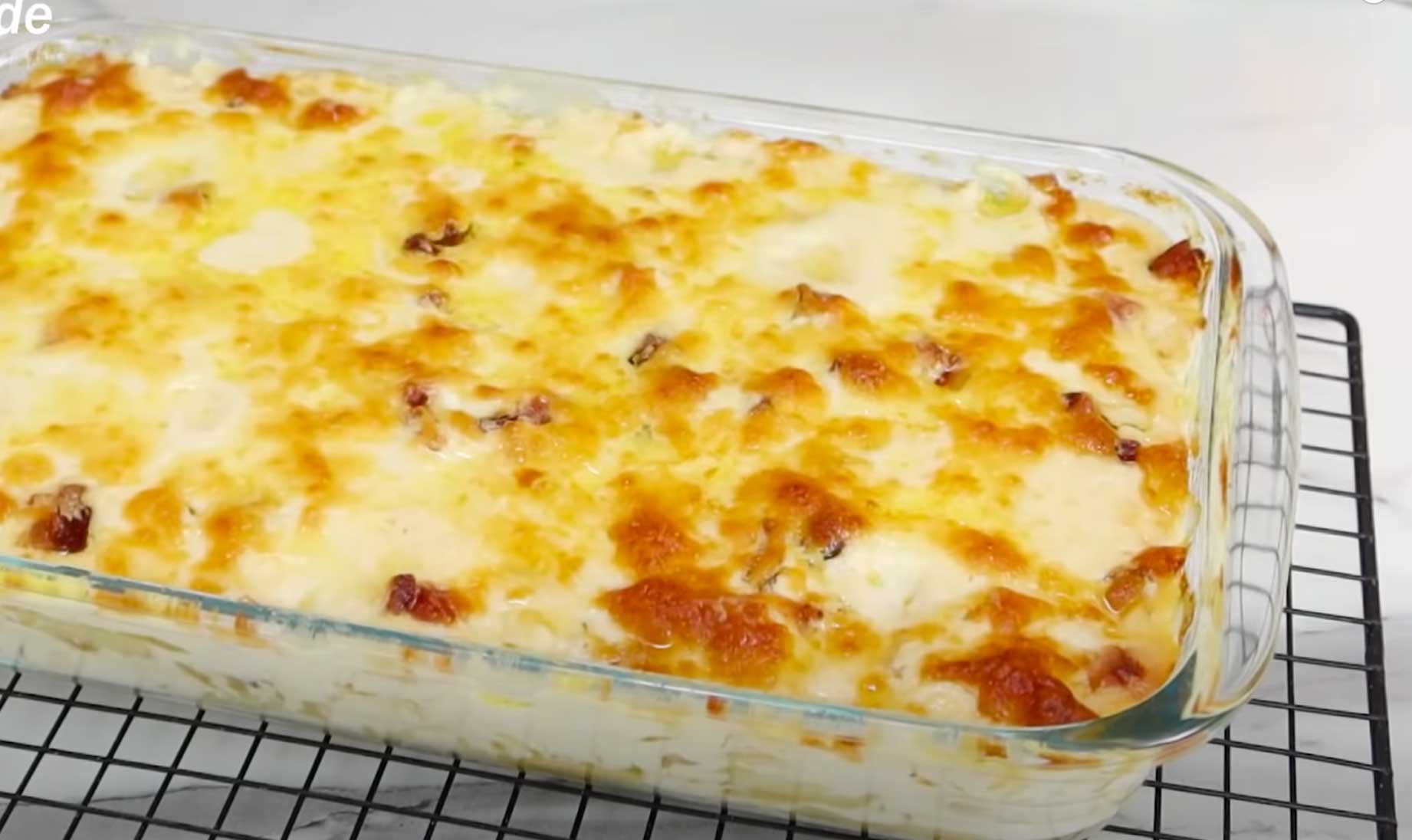 Batata gratinada cremosa