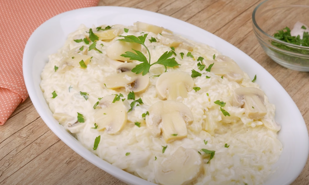 Arroz à piamontese