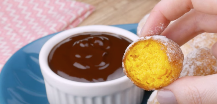 Bolinho de chuva de cenoura