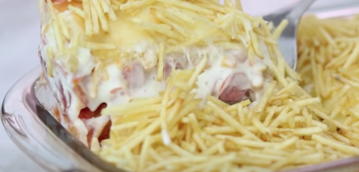 Cachorro quente de forno