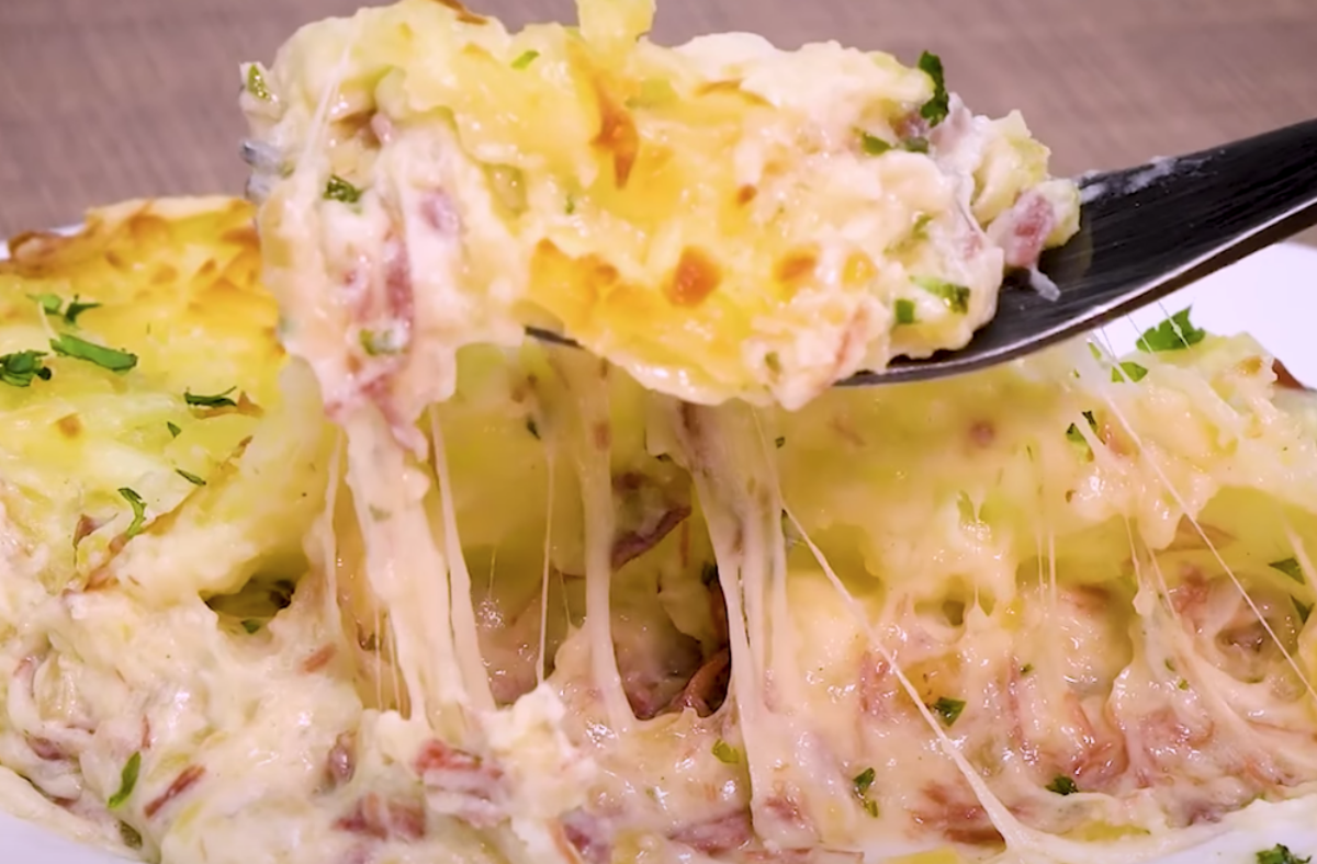 Escondidinho de carne seca