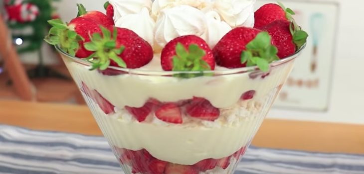Merengue de morango