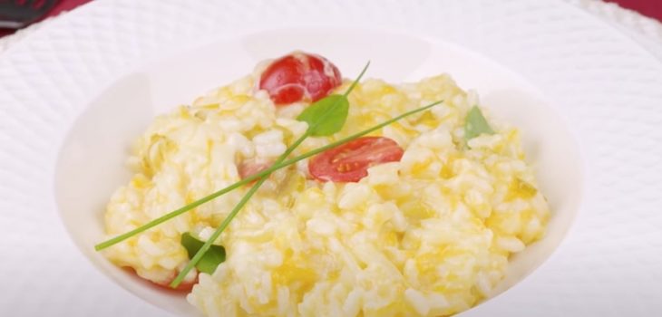 Risoto na panela de pressão