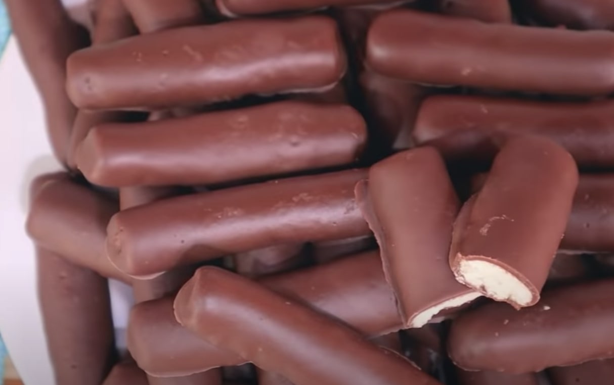 Palitinhos de chocolate