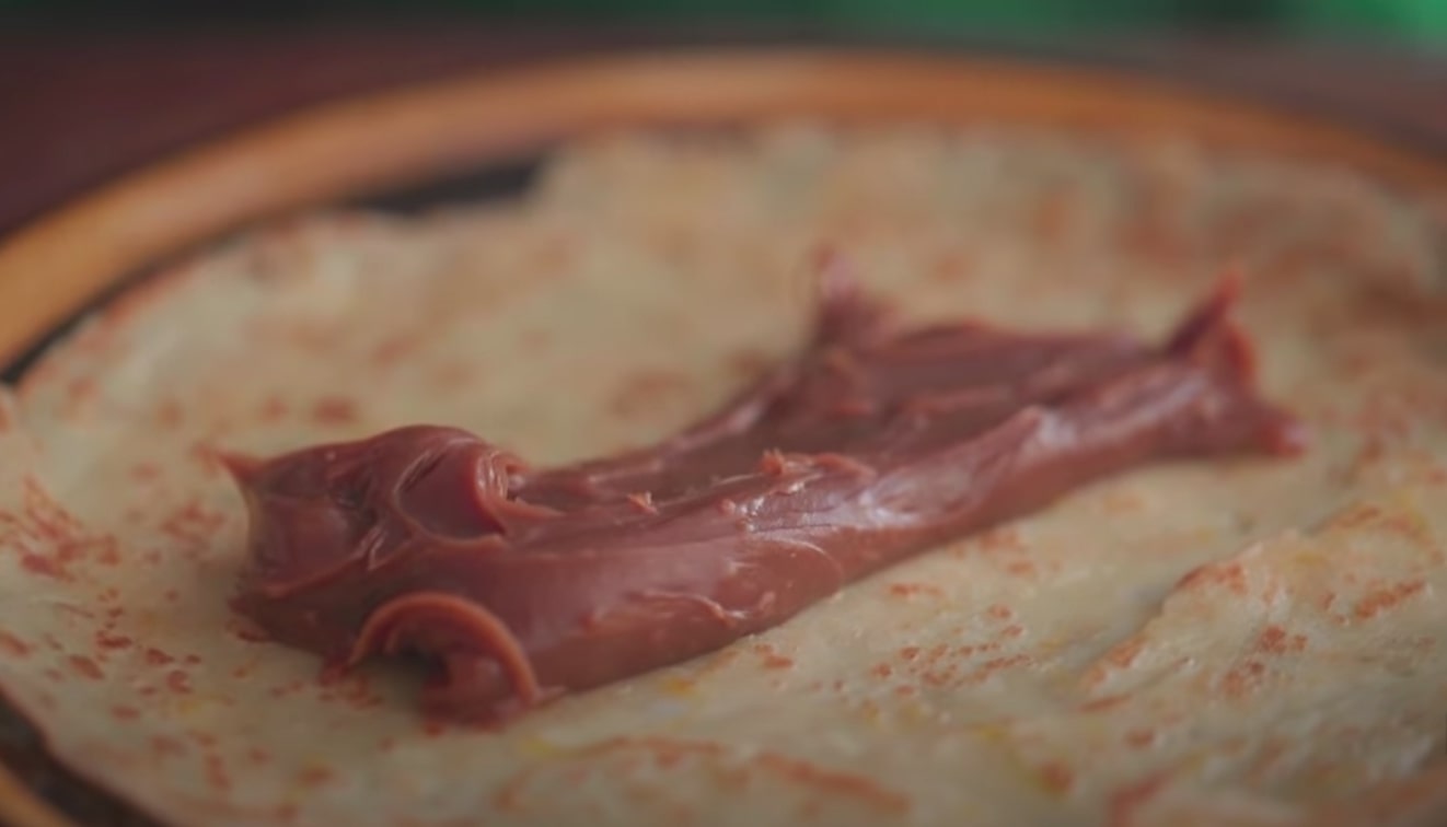 Panqueca de doce de leite