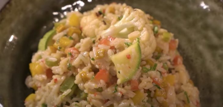 Risoto com arroz normal