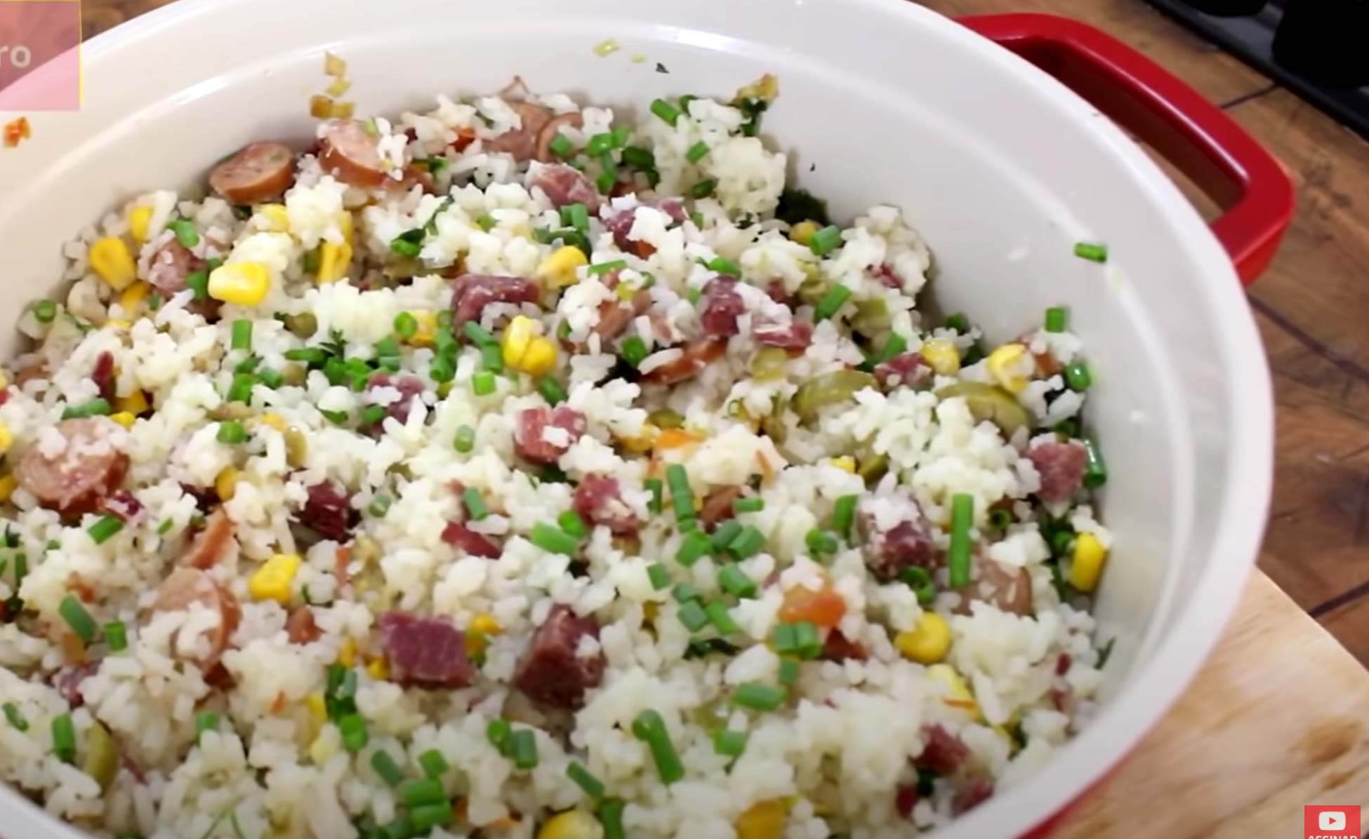 Arroz carreteiro delicioso