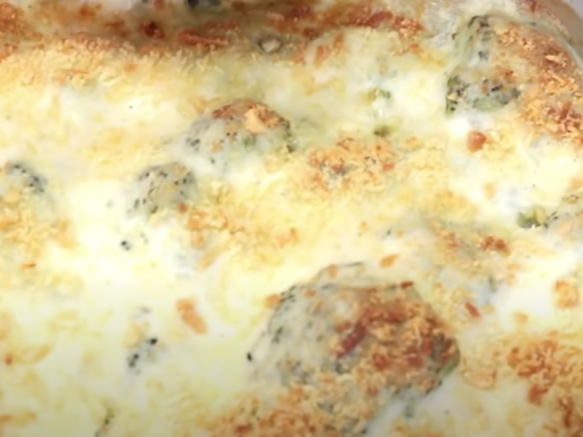 Brócolis gratinado