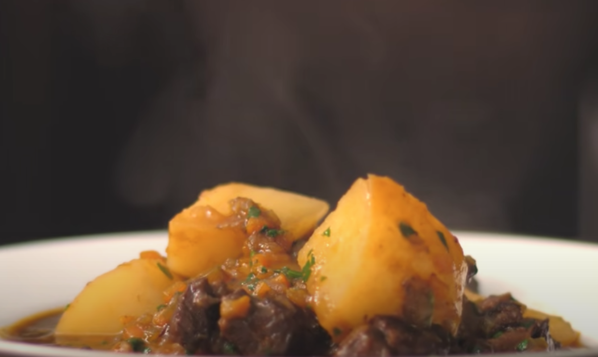 Carne na panela de pressão