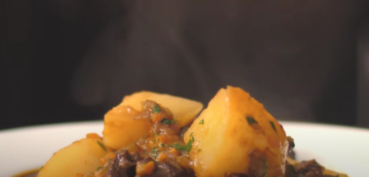 Carne na panela de pressão