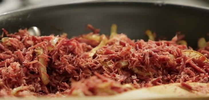 Carne seca desfiada