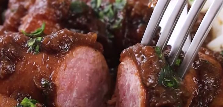 Linguiça na panela de pressão