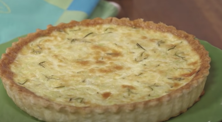 Quiche de alho poro