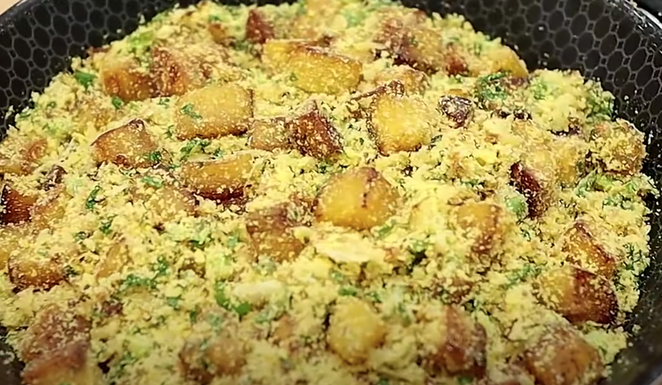 Receita de farofa de banana da terra