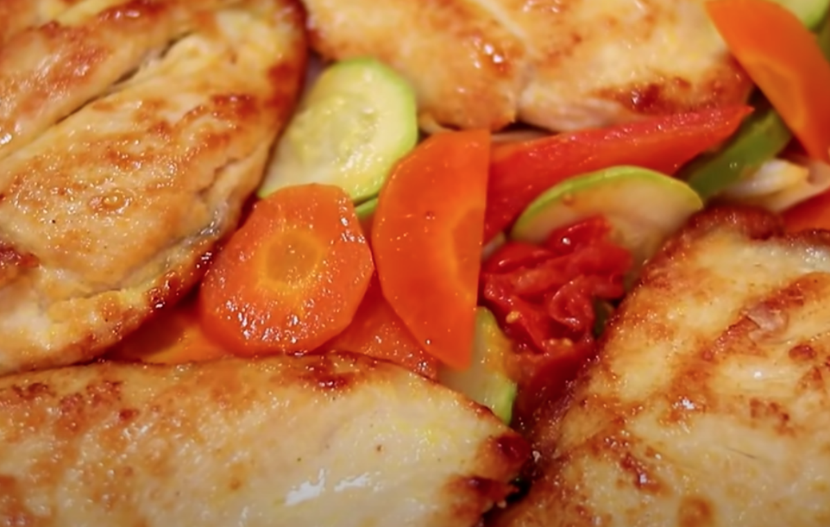 Frango com legumes