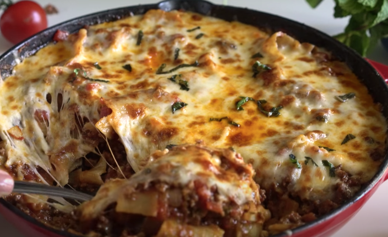 Lasanha de frigideira
